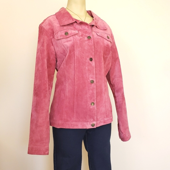 Pink Suede Jacket - Picture 3 of 12